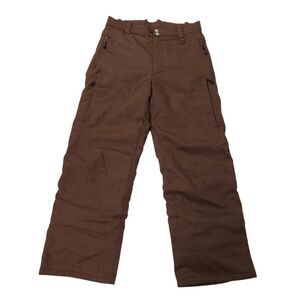 Dragonflies Snow Dragons Snow Pants Girls Youth Large 10/12 Brown Insulated